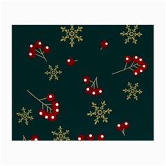 Christmas Festive Season Background Small Glasses Cloth by uniart180623