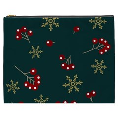 Christmas Festive Season Background Cosmetic Bag (xxxl) by uniart180623