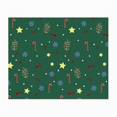 Twigs Christmas Party Pattern Small Glasses Cloth (2 Sides)