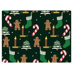 Pattern Christmas Gift Two Sides Premium Plush Fleece Blanket (extra Small) by uniart180623