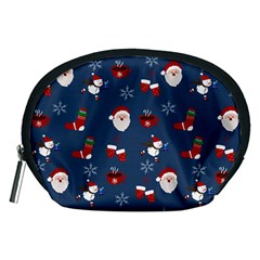 Christmas Background Design Pattern Accessory Pouch (medium) by uniart180623