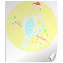 Birds Illustration T- Shirtbird T- Shirt (3) Canvas 20  x 24 