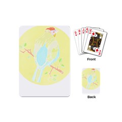 Birds Illustration T- Shirtbird T- Shirt (3) Playing Cards Single Design (Mini)