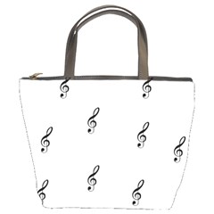 Black And White Pattern T- Shirt Black And White Pattern 7 Bucket Bag