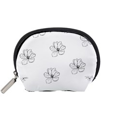 Black And White Pattern T- Shirt Black And White Pattern 11 Accessory Pouch (small) by EnriqueJohnson