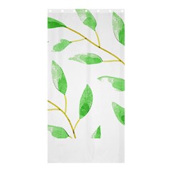 Boho Leaf Pattern T- Shirt Boho Leaf Pattern8 Shower Curtain 36  x 72  (Stall) 