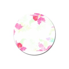 Botanical T- Shirt Botanical Creative Flora T- Shirt Magnet 3  (round)