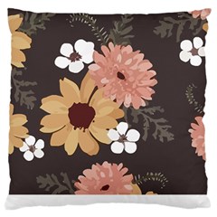 Botanical T- Shirt Botanical Delicate Floral T- Shirt Standard Premium Plush Fleece Cushion Case (two Sides)