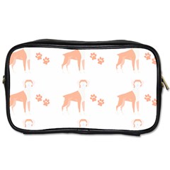 Boxer Dog Pattern T- Shirt Boxer Dog Cute Pattern T- Shirt Toiletries Bag (two Sides) by EnriqueJohnson