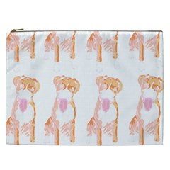 Boxer Dog Pattern T- Shirt Boxer Dog Pattern T- Shirt (1) Cosmetic Bag (xxl) by EnriqueJohnson