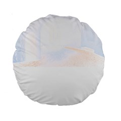 Building T- Shirt Building T- Shirt Standard 15  Premium Round Cushions