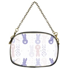 Bunnies T- Shirt Easter Bunnies Pattern T- Shirt Chain Purse (two Sides)