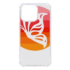 Butterfly T- Shirt Butterfly Orange Red Gradient T- Shirt Iphone 13 Pro Tpu Uv Print Case by EnriqueJohnson