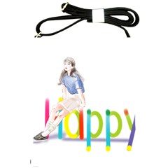 Happy Shoulder Sling Bag by SychEva