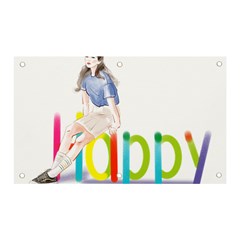 Happy Banner And Sign 5  X 3  by SychEva