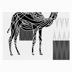 Camel Art T- Shirtcamel T- Shirt (7) Large Glasses Cloth (2 Sides) by EnriqueJohnson