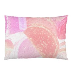 Candy T- Shirt Grapefruit Orange Pink Sugar Candy Slices Photograph T- Shirt Pillow Case by EnriqueJohnson