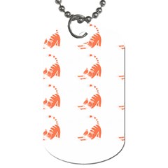 Cat T- Shirt Cute Cat Pattern For Cat Lovers T- Shirt Dog Tag (two Sides)