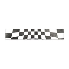 Checkerboard T- Shirt Watercolor Psychedelic Checkerboard T- Shirt Premium Plush Fleece Scarf (mini)