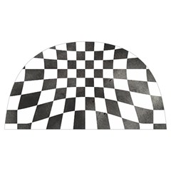 Checkerboard T- Shirt Watercolor Psychedelic Checkerboard T- Shirt Anti Scalding Pot Cap