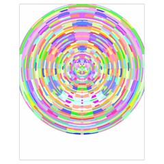 Circle T- Shirt Colourful Abstract Circle Design T- Shirt Drawstring Bag (small) by EnriqueJohnson