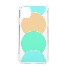 Circle T- Shirt Geo Metric Hues T- Shirt Iphone 11 Tpu Uv Print Case by EnriqueJohnson