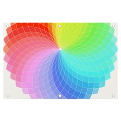 Color Wheel T- Shirt Color Wheel T- Shirt Banner And Sign 6  X 4  by EnriqueJohnson