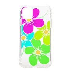 Colorful Flower T- Shirtcolorful Blooming Flower, Flowery, Floral Pattern T- Shirt Iphone 11 Tpu Uv Print Case by EnriqueJohnson