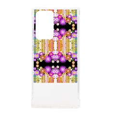 Colorful Flowers Pattern T- Shirt Colorful Wild Flowers T- Shirt Samsung Galaxy Note 20 Ultra Tpu Uv Case