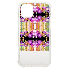 Colorful Flowers Pattern T- Shirt Colorful Wild Flowers T- Shirt iPhone 12 mini TPU UV Print Case	