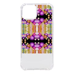 Colorful Flowers Pattern T- Shirt Colorful Wild Flowers T- Shirt Iphone 14 Tpu Uv Print Case by EnriqueJohnson