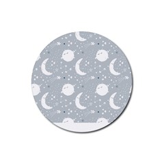 Cosmos T- Shirt Cute Baby Cosmic Pattern 7 Rubber Round Coaster (4 Pack) by EnriqueJohnson