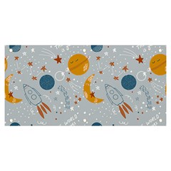 Cosmos T- Shirt Cute Baby Cosmic Pattern T- Shirt Banner And Sign 6  X 3  by EnriqueJohnson