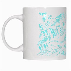 Deep Sea T- Shirt Deep Sea Food Chain Pattern (white) T- Shirt White Mug