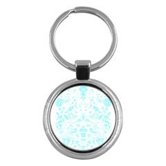 Deep Sea T- Shirt Deep Sea Food Chain Pattern (white) T- Shirt Key Chain (Round)