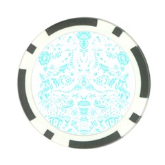 Deep Sea T- Shirt Deep Sea Food Chain Pattern (white) T- Shirt Poker Chip Card Guard