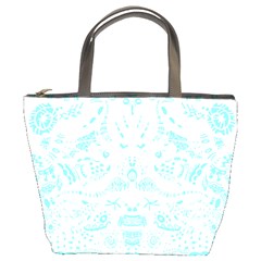 Deep Sea T- Shirt Deep Sea Food Chain Pattern (white) T- Shirt Bucket Bag