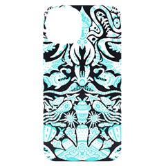 Deep Sea T- Shirt Deep Sea Food Chain Pattern (white) T- Shirt iPhone 14 Black UV Print Case