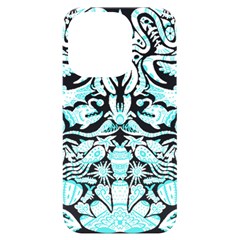 Deep Sea T- Shirt Deep Sea Food Chain Pattern (white) T- Shirt iPhone 14 Pro Black UV Print Case