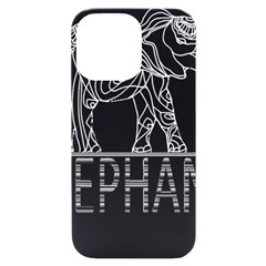 Elephant Lover T- Shirtelephant T- Shirt (2) iPhone 14 Pro Max Black UV Print Case