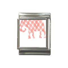 Elephant T- Shirt Pink Elephant T- Shirt Italian Charm (13mm)