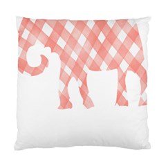 Elephant T- Shirt Pink Elephant T- Shirt Standard Cushion Case (Two Sides)