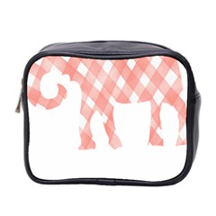 Elephant T- Shirt Pink Elephant T- Shirt Mini Toiletries Bag (Two Sides)