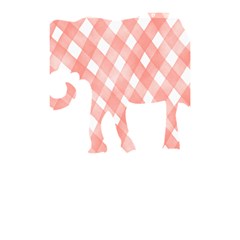 Elephant T- Shirt Pink Elephant T- Shirt Shower Curtain 48  X 72  (small) 