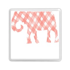 Elephant T- Shirt Pink Elephant T- Shirt Memory Card Reader (Square)