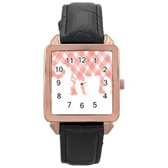 Elephant T- Shirt Pink Elephant T- Shirt Rose Gold Leather Watch 