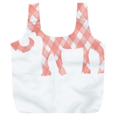 Elephant T- Shirt Pink Elephant T- Shirt Full Print Recycle Bag (XXXL)