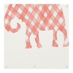 Elephant T- Shirt Pink Elephant T- Shirt Banner and Sign 3  x 3 