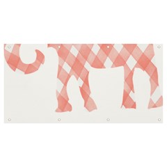 Elephant T- Shirt Pink Elephant T- Shirt Banner and Sign 8  x 4 