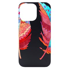 Feathers Design T- Shirtfeathers T- Shirt (2) Iphone 14 Pro Max Black Uv Print Case by EnriqueJohnson